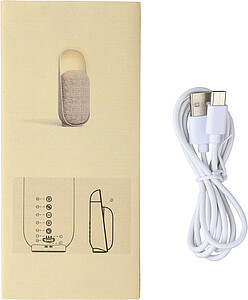 Recycled ABS speaker Rumi, white