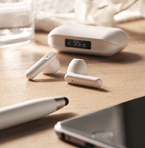 Recycled ABS True Wireless Stereo (TWS) 5.3 wireless stereo earbuds