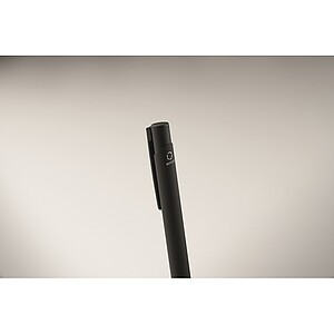 Recycled aluminium ball pen, black