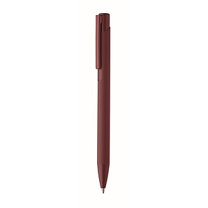 Recycled aluminium ball pen, burgundy