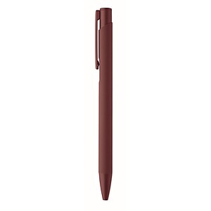 Recycled aluminium ball pen, burgundy