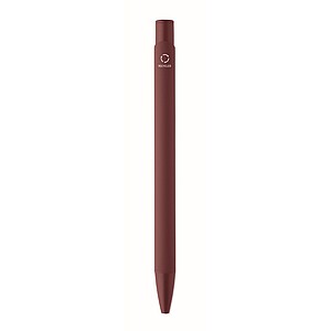 Recycled aluminium ball pen, burgundy