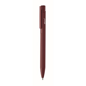 Recycled aluminium ball pen, burgundy