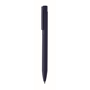 Recycled aluminium ball pen, french navy