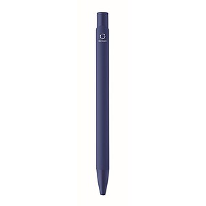 Recycled aluminium ball pen, royal blue