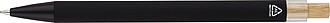 Recycled aluminium ballpen Kira, black