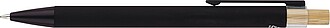 Recycled aluminium ballpen Kira, black