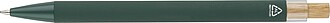Recycled aluminium ballpen Kira, green