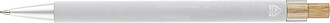 Recycled aluminium ballpen Kira, white