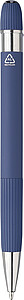 Recycled aluminium ballpen Mael, blue