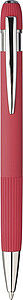 Recycled aluminium ballpen Mael, red