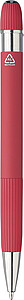 Recycled aluminium ballpen Mael, red