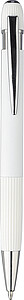 Recycled aluminium ballpen Mael, white