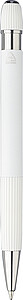 Recycled aluminium ballpen Mael, white