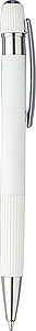 Recycled aluminium ballpen Mael, white
