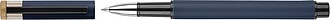 Recycled aluminium lacquered pen set Ilaria, blue