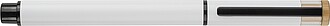 Recycled aluminium lacquered pen set Ilaria, white