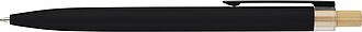 Recycled aluminium lacquered push ballpen Maren, black