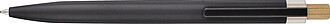 Recycled aluminium lacquered push ballpen Maren, grey