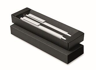 Recycled aluminium pen set, white