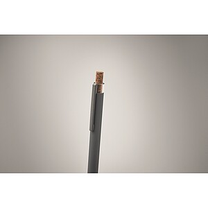 Recycled aluminium pen, stone grey