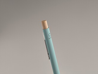 Recycled aluminium push ball pen