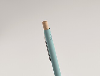 Recycled aluminium push ball pen