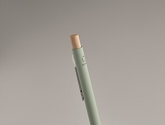 Recycled aluminium push ball pen