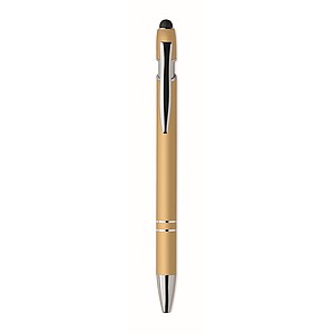 Recycled aluminium stylus pen, gold