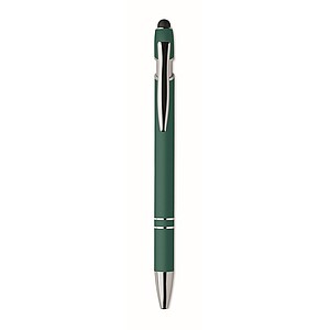 Recycled aluminium stylus pen, green