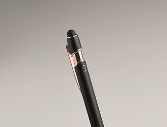 Recycled aluminium stylus push ball pen