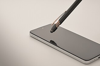 Recycled aluminium stylus push ball pen