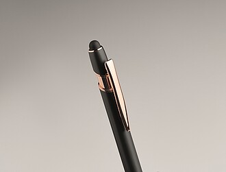 Recycled aluminium stylus push ball pen