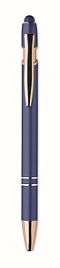 Recycled aluminium stylus push ball pen