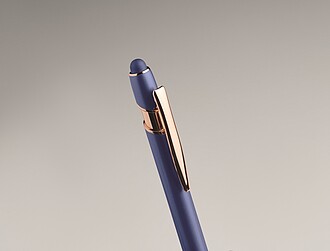 Recycled aluminium stylus push ball pen