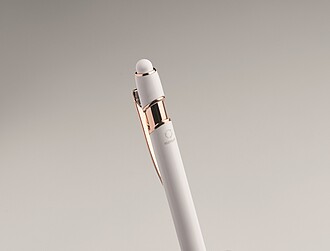 Recycled aluminium stylus push ball pen