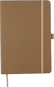 Recycled biowaste and carton notebook A5 Gertrud