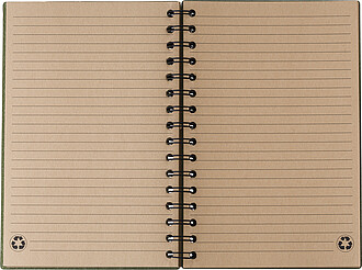 Recycled carton hardcover notebook Caleb