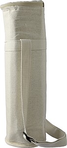Recycled cotton (270 gsm) bottle cooler bag Eugene, khaki