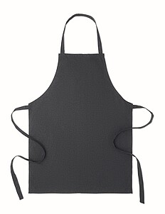 Recycled cotton apron, french navy