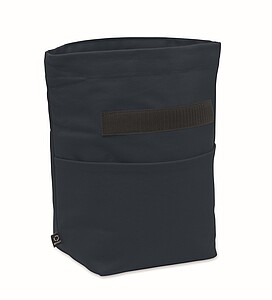 Recycled cotton cooler bag, french navy