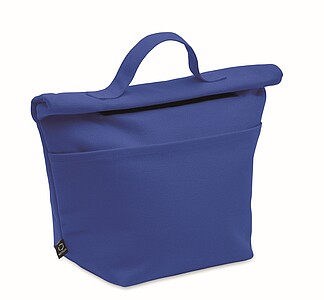 Recycled cotton cooler bag, royal blue