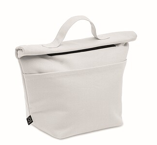 Recycled cotton cooler bag, white