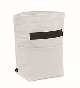 Recycled cotton cooler bag, white