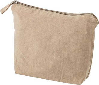 Recycled cotton cosmetic bag (180 gsm) Cressida