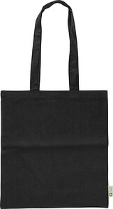 Recycled cotton shopping bag (120 gsm) Elara