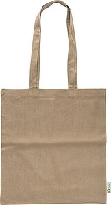 Recycled cotton shopping bag (120 gsm) Elara