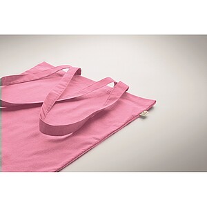 Recycled cotton shopping bag, baby pink