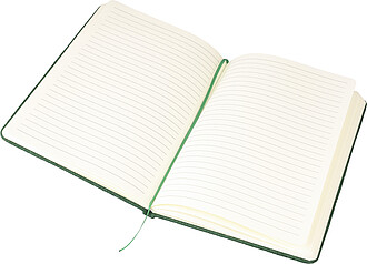 Recycled felt notebook (A5) Dario, green