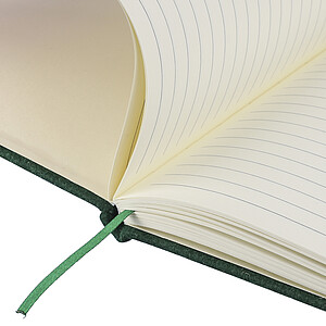 Recycled felt notebook (A5) Dario, green